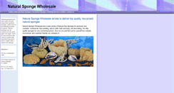 Desktop Screenshot of natsponges.com