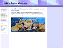 Tablet Screenshot of natsponges.com